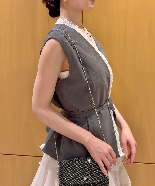 SNIDEL（スナイデル） コート アウター 「セットアップ対応」レース