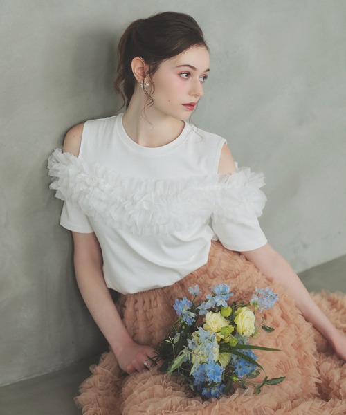 MERAKI フリルオフショルトップス レディース : ZOZOTOWN Yahoo!店