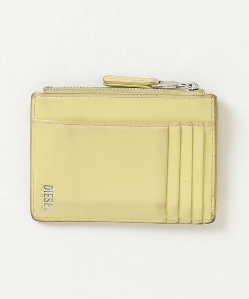 DIESEL 蛍光イエロー ケース カードケース DIESEL（ディーゼル） カードケース UNI イエロー レディース