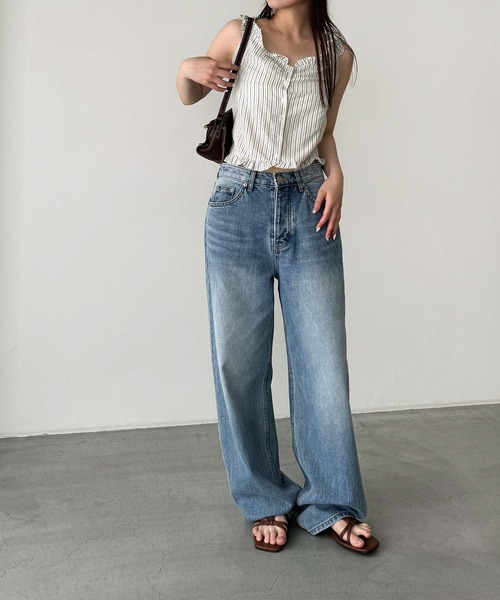 「CANAL JEAN」 ノースリーブブラウス ONE SIZE アイボリー レディース_画像5