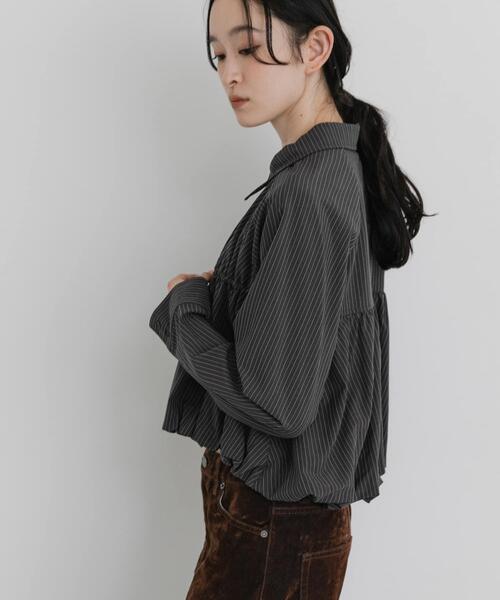 SENSE OF PLACE by URBAN RESEARCH ブラウス シャツ ギャザーバルーン