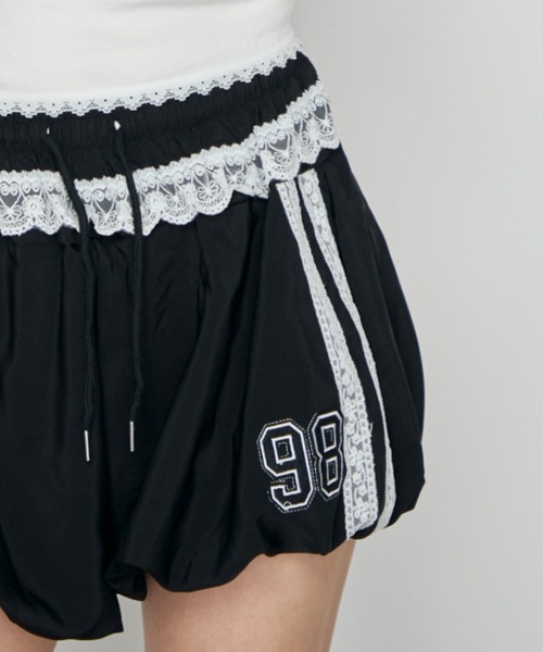 パンツ レースラインバルーンショートパンツ レディース : ZOZOTOWN