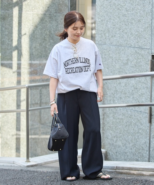 Champion（チャンピオン） 7分袖カットソー MEDIUM ブラック系その他