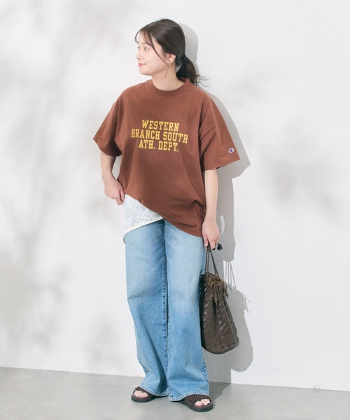 TENDERLOIN チャンピオン コラボ 七分袖カットソー L Champion（チャンピオン） 7分袖カットソー MEDIUM ブラック系その他