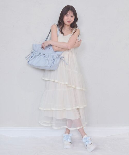 「MAJESTIC LEGON」 ローカットスニーカー LARGE アイボリー レディース_画像4