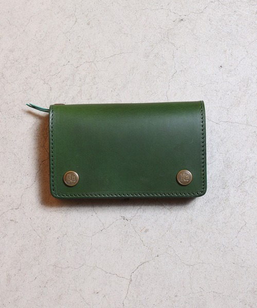 Rotar 二つ折り財布　グリーン　送料込み ROTAR（ローター） 二つ折り財布 財布 Ro Trucker's Wallet メンズ