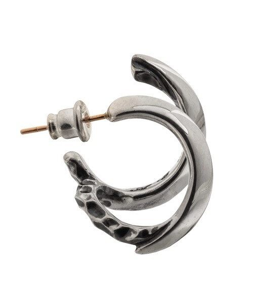Artemis classic ダブルフープピアス クローダブルフープピアス 片耳分 ACE0160 Claw double hoop