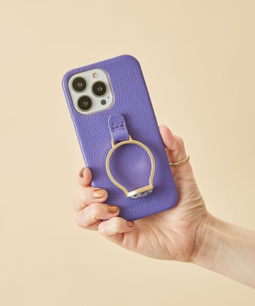 Hashibami スマホケース 「HASHIBAMI」天然石リング iPhoneケース  