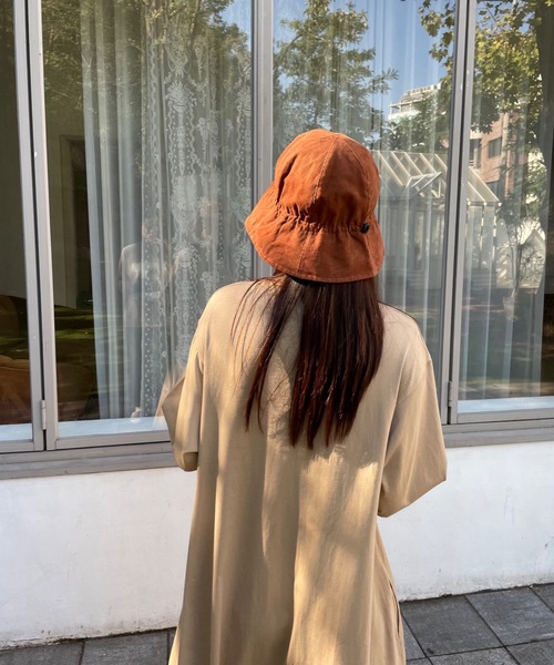 Didot.showroom 帽子 ハット squeeze round hat レディース