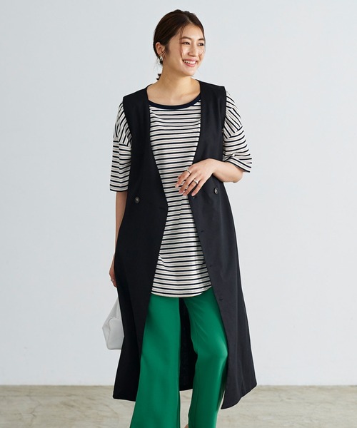 KOBE LETTUCE（神戸レタス） ベスト ジレ 選べるリネンorデニム