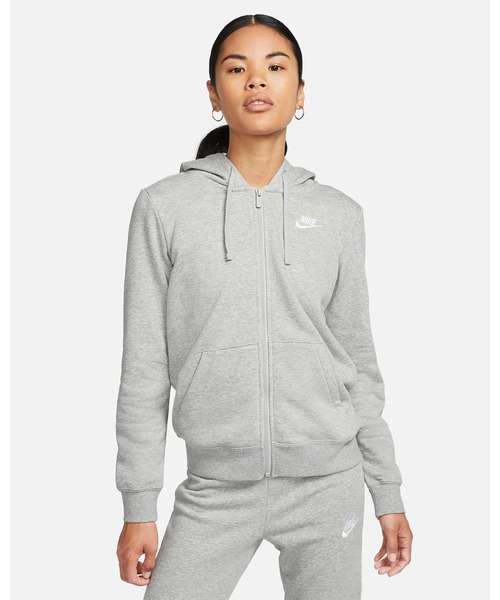 トレーナー スウェット 「NIKEアパレル」WSNSWクラブフリースフルジップL/Sフーテ レディース NIKE トレーナー スウェット 「NIKEアパレル」WSNSWクラブ
