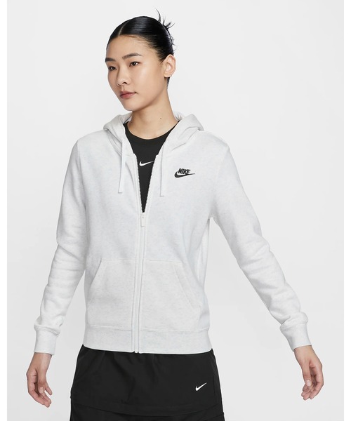 トレーナー スウェット 「NIKEアパレル」WSNSWクラブフリースフルジップL/Sフーテ レディース NIKE トレーナー スウェット 「NIKEアパレル」WSNSWクラブ