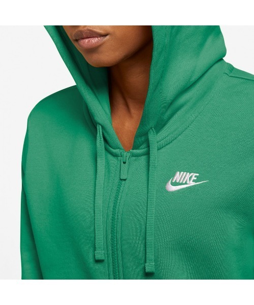 トレーナー スウェット 「NIKEアパレル」WSNSWクラブフリースフルジップL/Sフーテ レディース NIKE トレーナー スウェット NIKE/ナイキ ハーフジップ