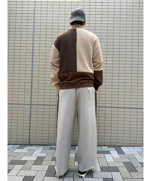 ATELANE パンツ / ジャージワイドイージートラックパンツ メンズ