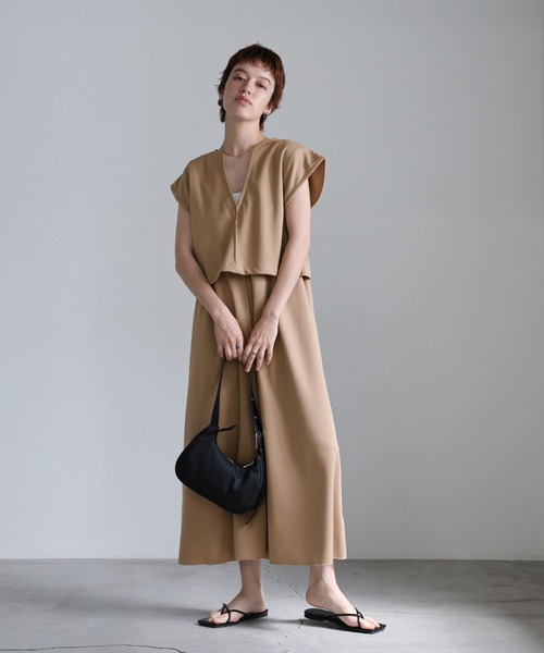 select MOCA（セレクトモカ） ワンピース 2wayレイヤードVネック