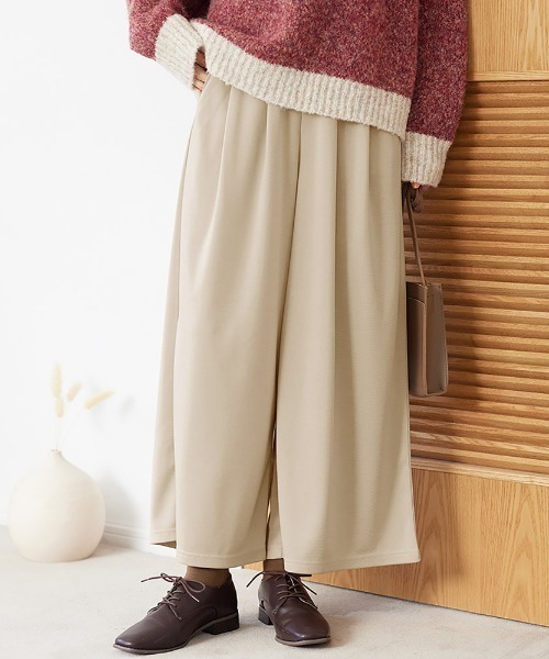 ☘️ごましお✨楽ちんワイドなパンツ(249) Viola e パンツ 楽ちんきれい美脚ワイドパンツ レディース