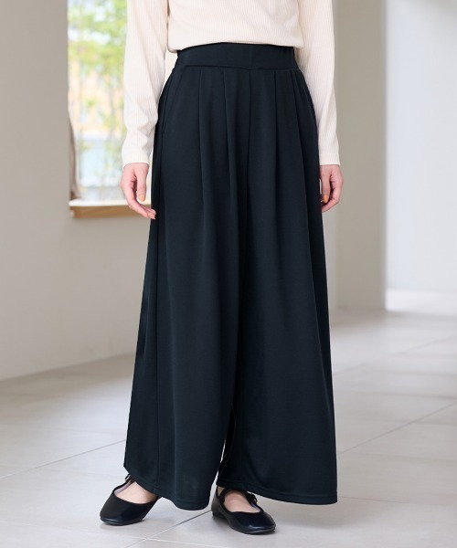 ☘️ごましお✨楽ちんワイドなパンツ(249) Viola e パンツ 楽ちんきれい美脚ワイドパンツ レディース