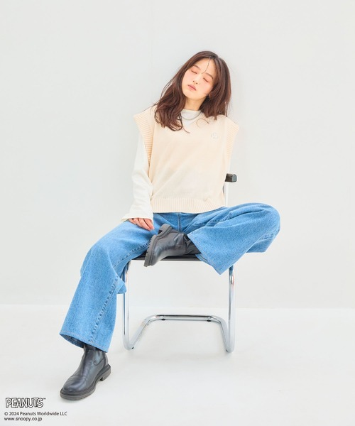 /history iceberg peanuts ニットベスト セーター history iceberg peanuts ニットベスト セーター - メルカリ