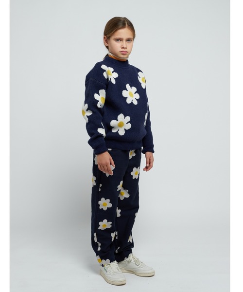 BOBO CHOSES ニット セーター Big Flower jacquard all over