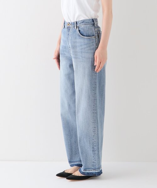 美品 Spick&Span 5 1/2 ワイド ストレート デニム 38 Spick＆Span ジーンズ デニム デニムパンツ 5 1/2 STRAIGHT FIT