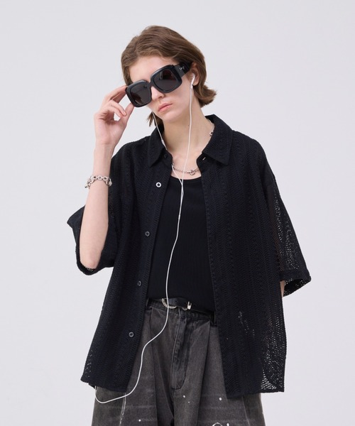 Soerte /ルーズハーフスリーブオープンカラーシャツ 【サイズ1】 LOOSE H / S OPEN COLLAR SHIRT (ASSORT)/ルーズハーフスリーブ