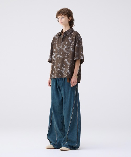 soerte シャツ Loose Half sleeve box shirt (Assort)/ルーズ