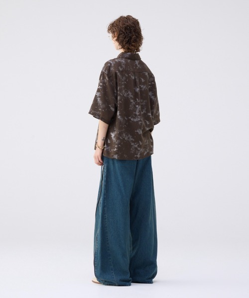 Soerte　ルーズハーフスリーブオープンカラーシャツ サイズ1 (金曜日まで) LOOSE H / S OPEN COLLAR SHIRT (ASSORT)/ルーズハーフスリーブ