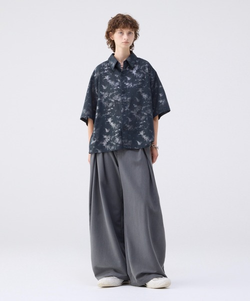 Soerte /ルーズハーフスリーブオープンカラーシャツ 【サイズ1】 LOOSE H / S OPEN COLLAR SHIRT (ASSORT)/ルーズハーフスリーブ