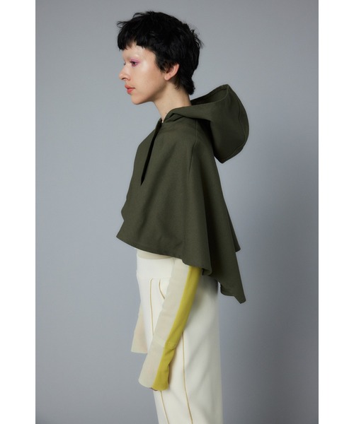 HeRIN.CYE ポンチョ Back slit poncho バックスリットポンチョ