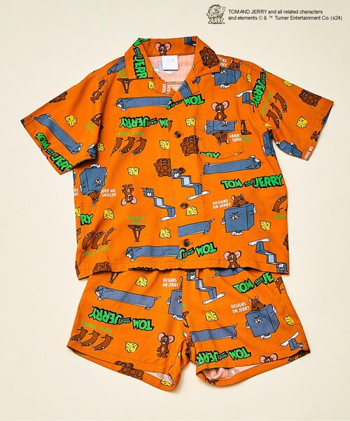 パンツ WEB限定トムとジェリーアロハパンツ キッズ 子供服 男の子 