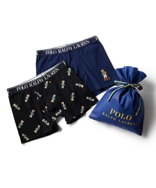 POLO RALPH LAUREN ロゴ ボクサーパンツ Polo Ralph Lauren ロゴ ボクサーパンツ | ブルー | FARFETCH JP