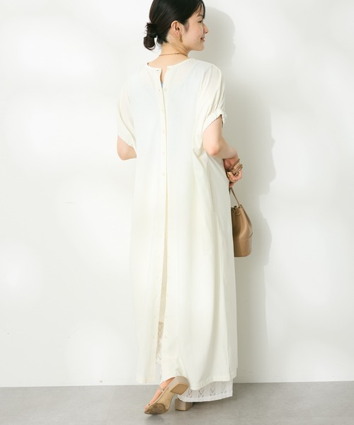 VIRINA 撥水加工　半袖ワンピース CRAFT STANDARD BOUTIQUE ワンピース 接触冷感/抗菌防臭/ 前後