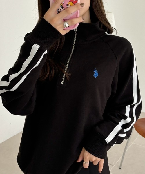 ユーエスポロアッスン U.S. POLO ASSN. U.S.POLOASSN./ユーエスポロアッスンジップアップスウェット （ブラック） ユーエスポロアッスン U.S. POLO ASSN. U.S.POLOASSN./ユーエス