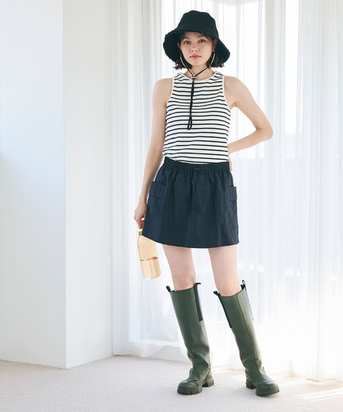 タンクトップ ノースリーブ flower motif spangle sleeve-less NT / スパンコールフラワーニット レディース セール】flower motif spangle sleeve-less NT / スパンコール