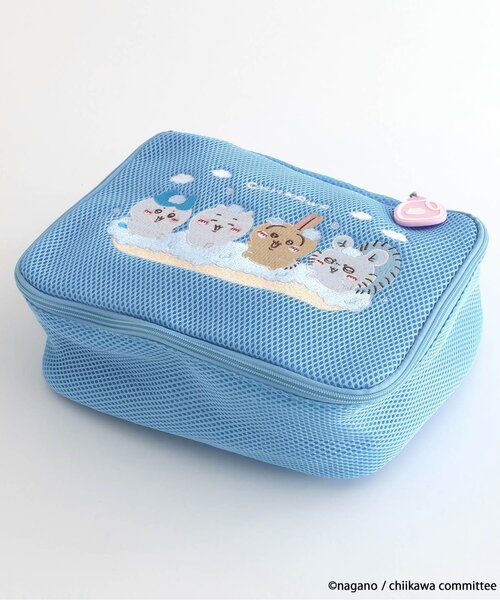 ちいかわ ポーチ ちいかわ 東京みやげ 片面メッシュな2個セットポーチ（ちいかわ