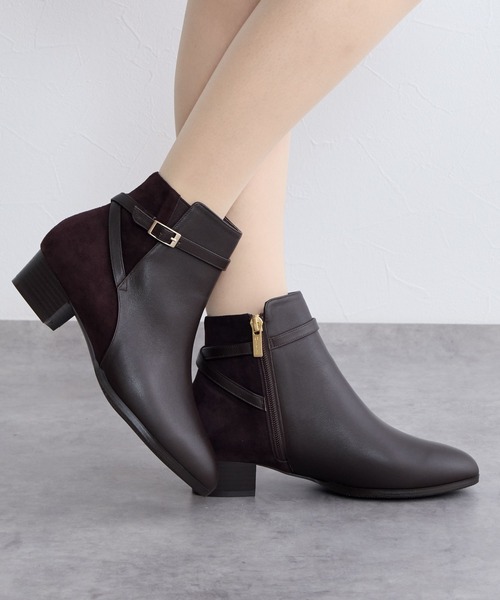 卑弥呼（HIMIKO） ブーツ 「Made in Japan」「撥水」ベルトデザイン
