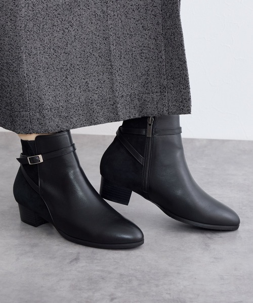 卑弥呼（HIMIKO） ブーツ 「Made in Japan」「撥水」ベルトデザイン