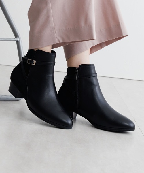 卑弥呼（HIMIKO） ブーツ 「Made in Japan」「撥水」ベルトデザイン