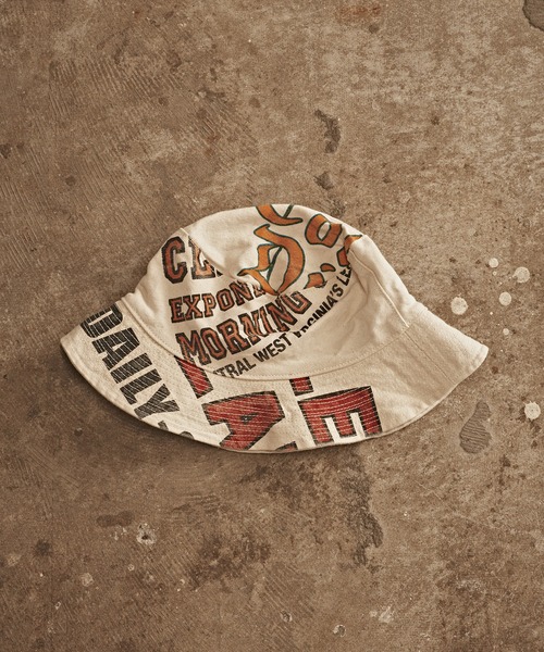 ELLDU ■ Bucket hat ハット ALL RUNS 帽子 ハット Canvas P/W Bucket Hat メンズ レディース