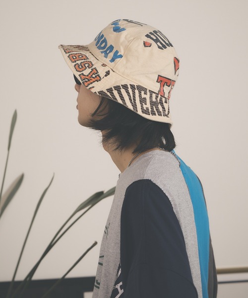 【ANDAR】 All-round bucket hat / 追跡付 Cushees Comfort™ Zipper Bucket Hat (274) w/ Pickleball