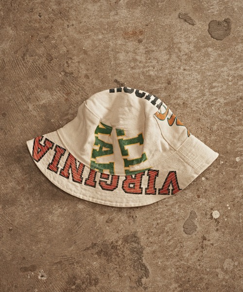 ELLDU ■ Bucket hat ハット ALL RUNS 帽子 ハット Canvas P/W Bucket Hat メンズ レディース