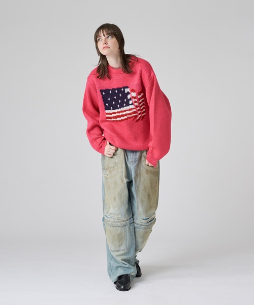 WISH FOR EVER（ウィッシュフォーエバー） セーター ニット DAMAGE