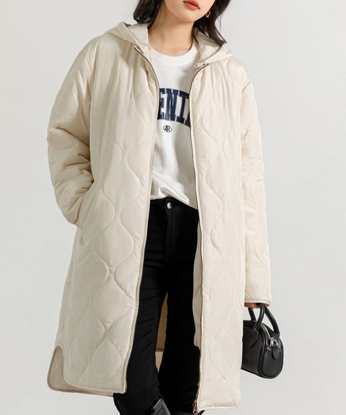 DAY CLOSET ノーカラーコート コート レディース 3WAYノームコア