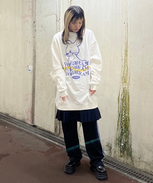 Candy Stripper トレーナー スウェット ワンピース Candy Stripper トレーナー スウェット CANDYS BUNNY SWEAT
