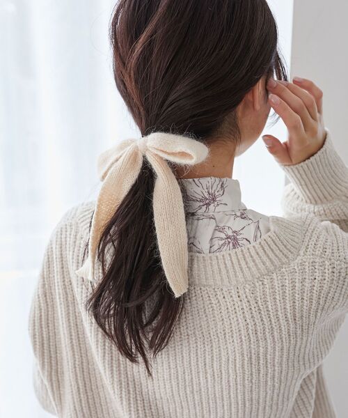 MAJESTIC LEGON（マジェスティックレゴン） ニットリボンヘアアクセ