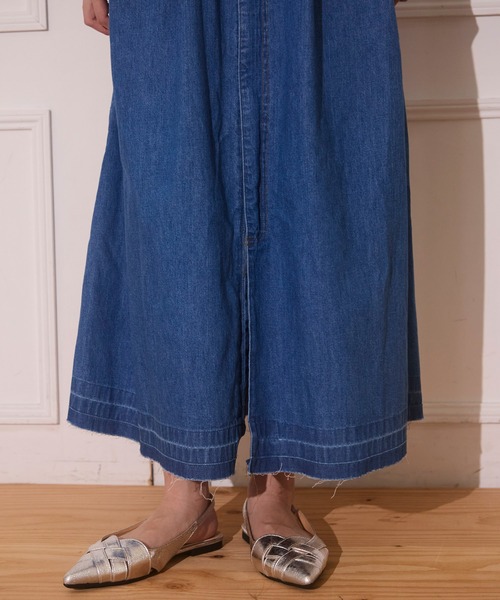 AVIE（アビィ） ワンピース 7.5oz デニムマキシワンピース : ZOZOTOWN