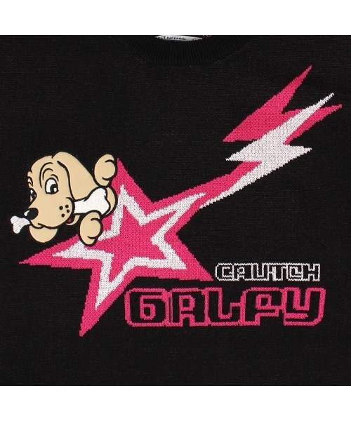 ニット セーター A'GEM/9 × .kom 「GALFY/ガルフィー」 星のガルフィー レディース メンズ GALFY ニット セーター A'GEM/9 × .kom 「GALFY/ガルフィー」 星
