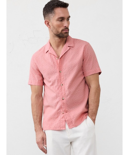 BANANA REPUBLIC シャツ FACTORY STORE テクスチャードリゾート