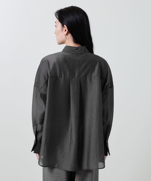 新品未使用　MARW UNITED ARROWSシアー コンビ ブラウス　黒 新品未使用 MARW UNITED ARROWSシアー コンビ ブラウス 黒
