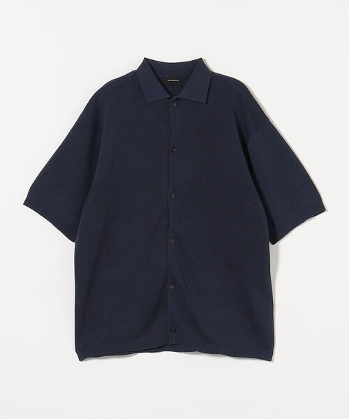 boohoo MAN★半袖 ニット生地 ボタン留め シャツ カーディガン boohoo MAN☆半袖 ニット生地 ボタン留め シャツ カーディガン